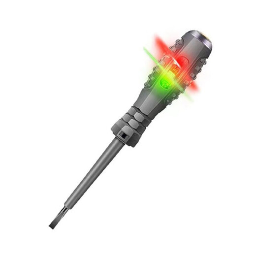 Electrical test pen, electrician's special tool, multi-functional cross screwdriver, multi-purpose line detection, electric test pen, electric pen screwdriver - chip version - spare battery 1 set of 3