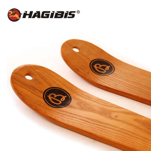 HAGIBIS水曲柳木制滑雪板双板 大人儿童通用滑雪板套装橱窗展示 110CM含雪杖