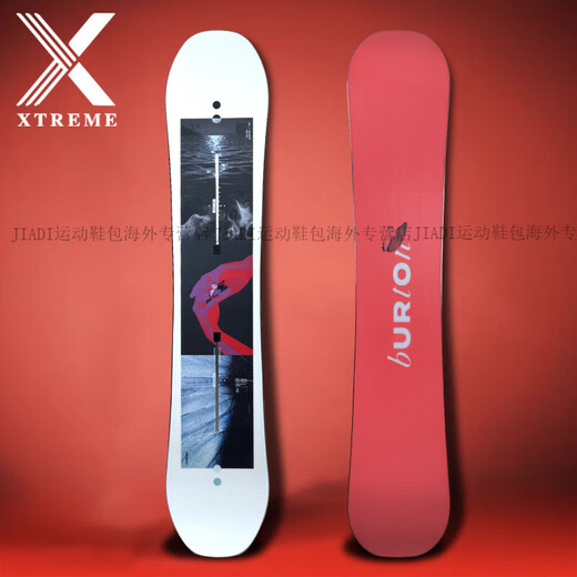 BURTON Snowboard 25 New Snowboard Men's and Women's All-Around Freestyle Series All-Around Board Official Authentic Mirror Black Snake (Limited Edition) 135cm