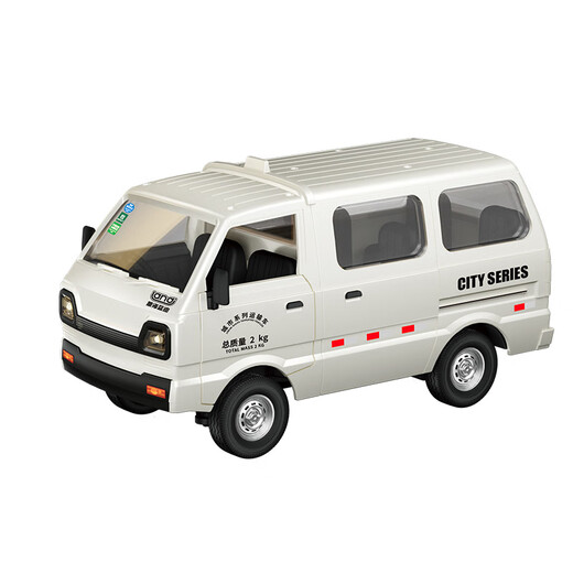 1 16 remote control truck simulation remote control van model drift racing car 2.4G children's toy car QH922-2D small micro van white standard 1 battery