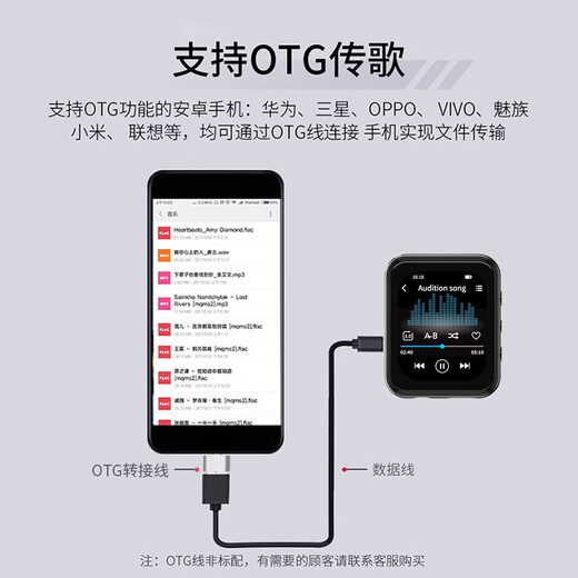 Philips (PHILIPS) SA3620 New MP3 Walkman Lossless Music Player Bluetooth Student Special for High School Students English Listening Portable Card to Listen to Songs and Play Videos Standard Comes with 32G Memory/Play Videos