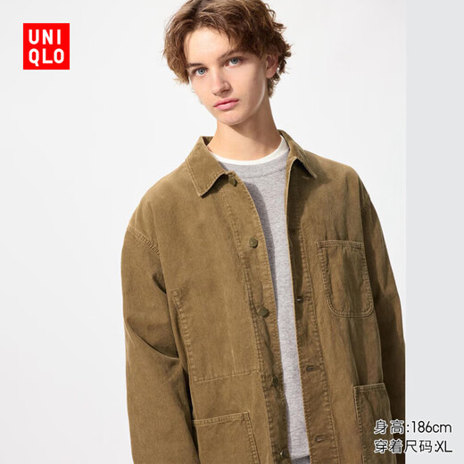 Uniqlo Men's and Women's Corduroy Jacket/Coat Jacket Casual 478249 34 Camel L /175/100A
