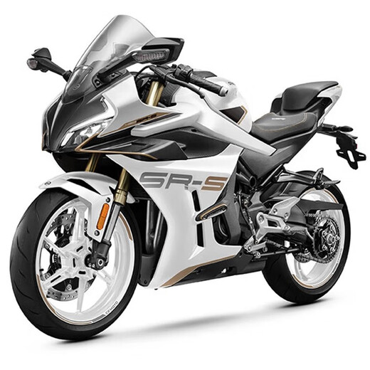 CFMOTO Chunfeng 450SR S single swing arm 2025 imitation racing sports car motorcycle store pickup Xingyao White