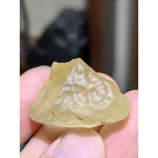 Hanzhu Libyan Pendant Desert Mine Inlaid 925 Silver Customized Pendant Necklace for Men and Women About 10 Grams of Bare Stone