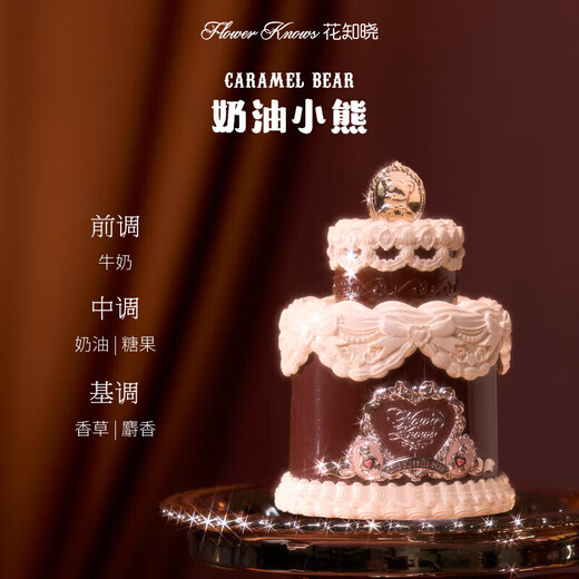 Flower Known Sweet Bear Makeup Set Gift Box for Valentine’s Day Birthday Gift for Girlfriend and Wife Velvet Bear Gift Box/13 Pieces Available with Perfume