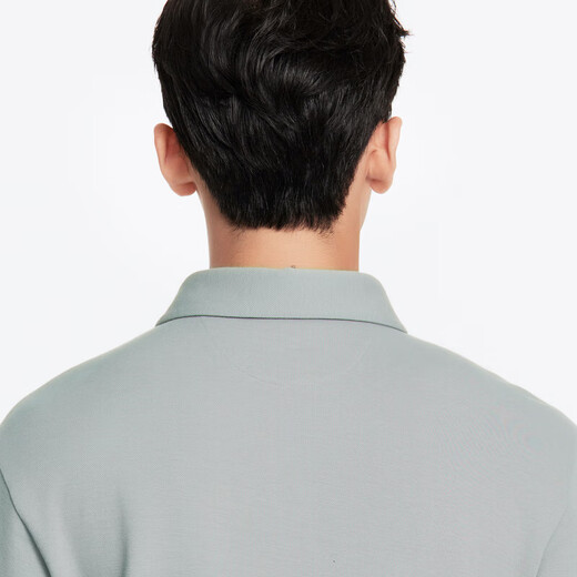 Jiumuwang Men's POLO Shirt Men's Shopping Mall Same Style Autumn and Winter Soft, Comfortable, Simple and Versatile Long Sleeve POLO Shirt Men's