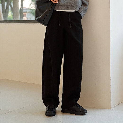 Semir casual pants men's winter fever and antibacterial sweatpants loose curved machete pants 2025 versatile pants 109725127111