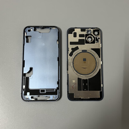 Suitable for Apple 14promax disassembly original mid-frame glass back cover 14plus mid-frame pro rear shell assembly 14Promax disassembly case (black/white/gold) 98 new