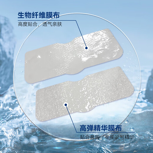 Nasenpflaster reinigt Poren, entfernt Mitesser und Akne, hellt den Hautton auf, abziehbares Nasenpflaster gibt Flüssigkeit ab, T-Zonen-Pflegemineralien 1 Box