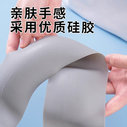 Leledi Automotive Ultra-Thin Steering Wheel Cover Anti-Slip Silicone Universal Handlebar Cover Men's and Women's Soft Sun Protection Cover Black