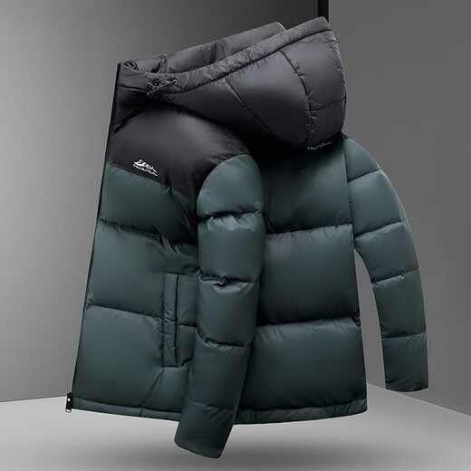 JIARMAY high-end brand men's high-end men's 2025 new clothes middle-aged business casual white duck down thickened men's warm black M 170/88A100-120Jin Jin equals 0.5 kg