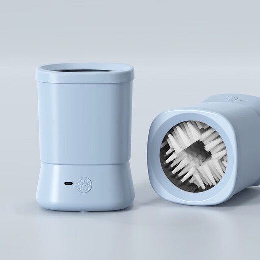 Pet nail cleaner, fully automatic cleaning tool for cats and dogs, electric golden retriever teddy special product for washing paws, pink - fully automatic foot washer