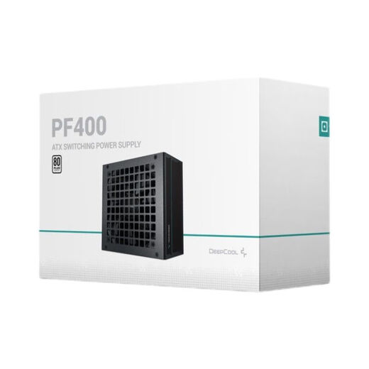 Jiuzhou Fengshen (DEEPCOOL) PF400/500/600/700 white brand power supply 80PLUS certified desktop computer ATX power supply P*F400W+white brand straight out+tie