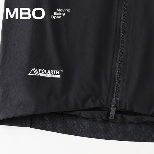 MBO Polartec Alpha Men's Autumn and Winter Dynamic Warm Windproof Cycling Jacket C580 Lightweight Black L