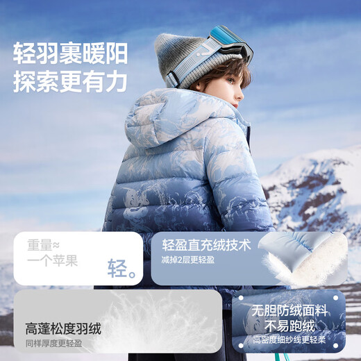 ASK JUNIOR Canadian duck down three-proof children's New Year down jacket winter big children's anti-down jacket 7A antibacterial down warm boys