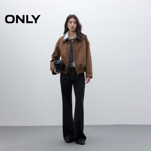 ONLY 2025 Autumn Commuting Retro Washed High Waist Bootleg Pants Jeans for Women|125332065