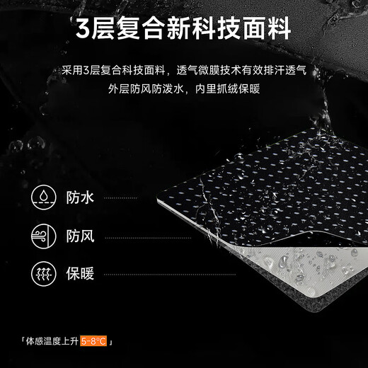 NUCKILY Cycling Suit Autumn and Winter Road Cycling Men's Jacket Quick-drying Long-sleeved Top Windproof Warm Pants Set Stars-Black Suit NJ525+NS358 2XL Recommended Weight 80-85kg