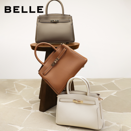 Belle Gift Golden Years for Mom Bag Women's Bag Birkin Bag Large Capacity Handbag X6080AX3 Pre-sale Gray 2.0 Upgraded Version F