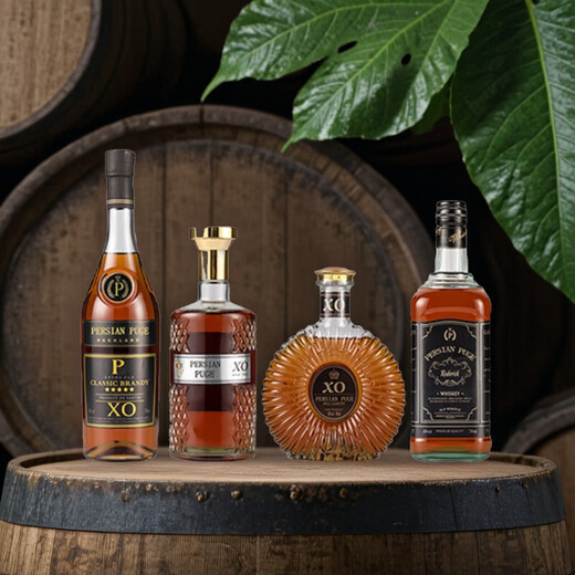 Hullard Winery 40% caja de regalo de vino extranjero, paquete de 4 botellas de vino extranjero (total 2600 ml)