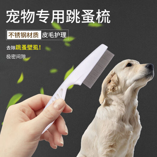 Pengyi pet cat and dog mouth hair comb, dense tooth small row comb, face comb, eye cleaning, facial needle comb, flea comb, high density flea comb, large size 1