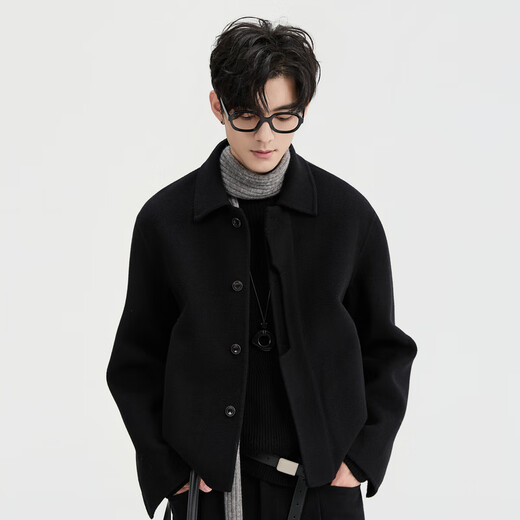Piaget Zall autumn and winter double-sided woolen jacket coat design short woolen coat for men