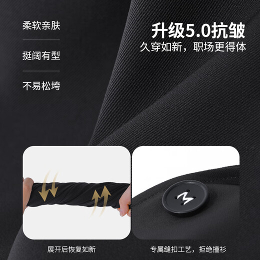 Dajiashi black suit suit for women's professional formal wear women's suit jacket commuting high-end sense small interview professional wear black suit jacket landing promotion L regular shot