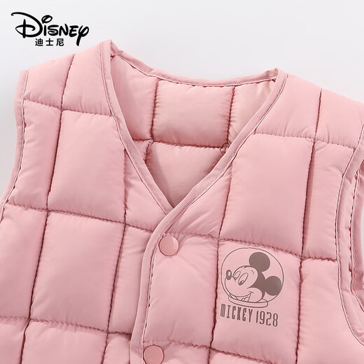 Disney children's clothing children's cotton vest autumn and winter new style boys and girls inner vest casual outer wear blue 110