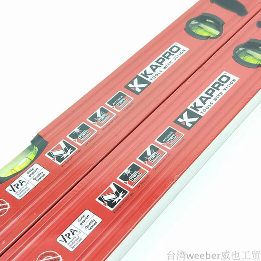KAPRO Israel Cape Road imported level red high-precision masonry special measuring instrument shock-proof and fall-proof 1200mm 3-bead non-magnetic