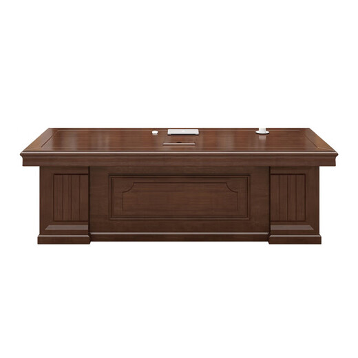 All solid wood boss desk desk Chinese style simple boss desk office chairman and president desk and chair combination 1.6 meters single table without side cabinets all solid wood