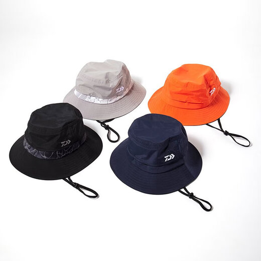 25 spring and summer DC-4225 breathable fisherman hat sunshade fishing hat sun protection hat drawstring hat one size black