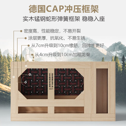 Mengshangjia fabric sofa living room small apartment sailing French cream style 2025 designer new complete furniture 2.1 meters three-seater flagship version - cat scratch cloth violet + ordinary sponge