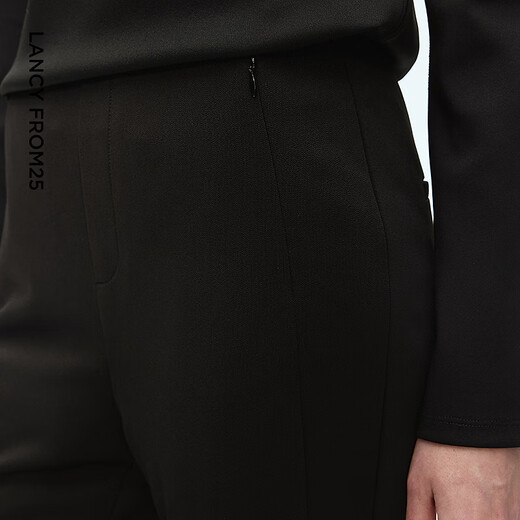 Langzi Holdobagi white goose down retro slightly flared down pants high-end winter new style for women black M