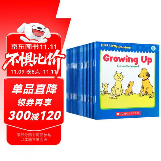 英文原版 学乐小读者系列 First Little Readers B级别25册 赠音频 零基础生活场景类分级阅读读物 美国学乐出版社