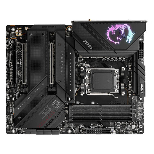 AMD 锐龙9800X3D9600X9700X9950X搭微星X670 主板CPU套装 板U套装 微星X670E CARBON WIFI暗黑 R9 9900X盒装