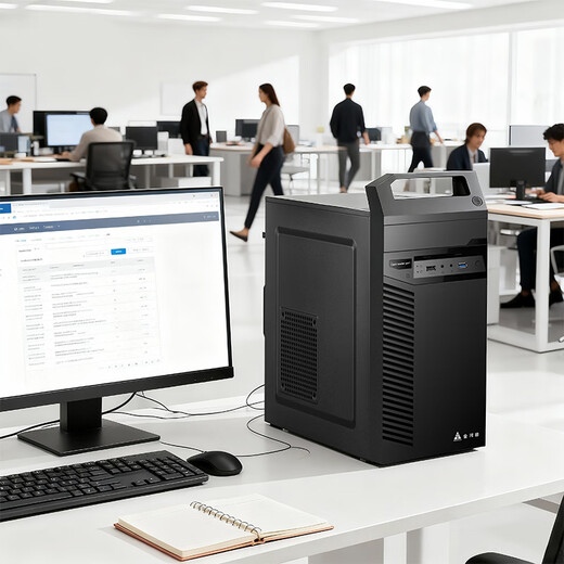 AMD Ryzen R5 5600GT/5700G/ Office gaming desktop assembly computer host complete machine DIY assembly machine monitor all-in-one office machine R5 5600GT+16G+1TB丨with two single hosts