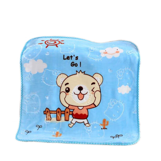 Children's blanket newborn cloud blanket double layer thickened child autumn and winter nap quilt baby products cover nap blanket purple about 2.3Jin Jin equals 0.5kg 140*110 double layer thickened