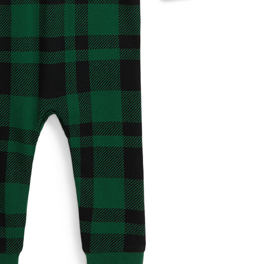 Polo Ralph Lauren Baby 25 Autumn Check Cotton Mesh Polo Jumpsuit RL43838 999-Green 73 (9M)