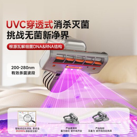 UWANT Youwang infrared mite removal device recommended by Yangma program CM2402 Haoying Gray high temperature sterilization skin care device ultraviolet sterilization household bed mite removal machine mite removal and vacuuming