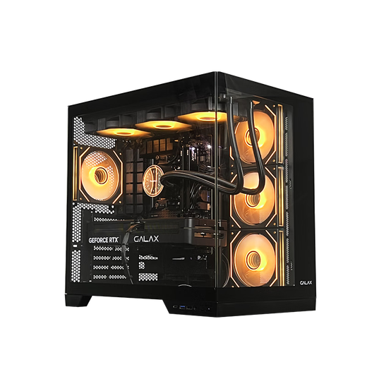 Yuanmengda Glare AMD R7 9700X/5070 desktop complete machine high-performance computer host complete set of complete machine Delta chicken high-performance sea view room computer game console