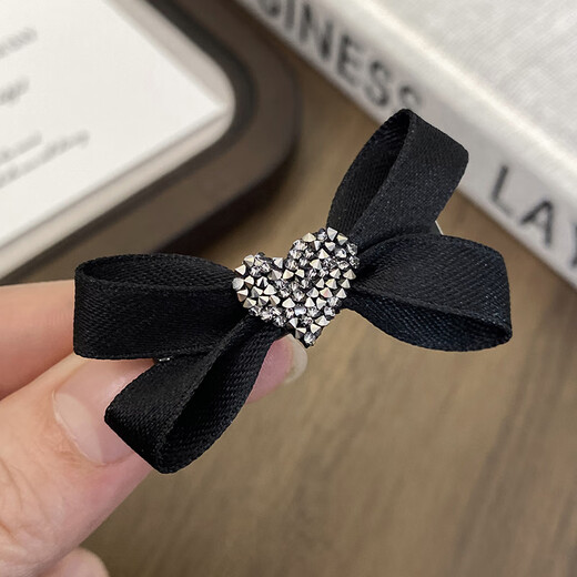 Xiangwan hairpin hairpin 2 bows love side clip bangs clip broken hairpin exquisite lightweight hair accessories female hairpin
