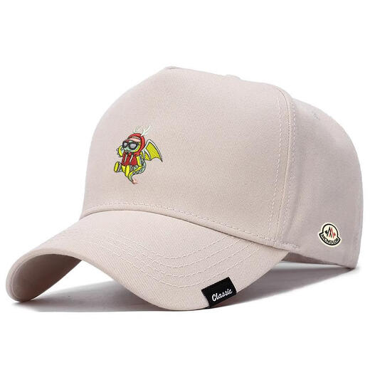 Mongolian piano new style baseball cap for men and women, fashionable and versatile peaked cap, visor, trendy, breathable, sports, loose, versatile and warm, khaki