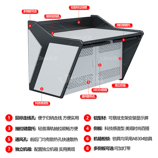 Xinjing Monitoring Station Operation Console Command Center Dispatching Station Video Center Security Central Console Dual 80 per Station