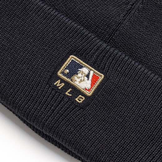 MLB hats for men and women couples knitted hats warm thickened woolen hats versatile in autumn and winter 3ABNV0556-50BKS-F