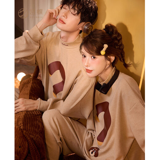 Gongdie Heat Storage Autumn and Winter German Velvet Couple Pajamas Women's Warm Casual Outerwear Pullover Home Clothes Suit Men's