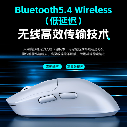 SUOYING【TOP榜第一名】鼠标无线有蓝牙游戏电竞专用人体工学静音办公ai充电机械电脑笔记本适用苹果华为 象牙白【轻量化设计丨电竞芯片丨超长续航丨三模连接】 高回报率+多档DPI调节+光学传感器+纳米冰肤涂层