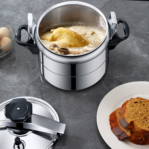 Big brand pressure cooker commercial gas induction cooker universal pressure cooker household explosion-proof safety large capacity 20 gas open flame model 20cm 4L