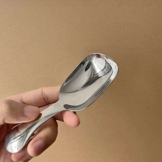 RSRDDY304 stainless steel thickened short-handled teaspoon, mini small spoon, coffee measuring spoon, tea spoon, tea shovel, scoop, spoon, glossy tea spoon, 4 pieces