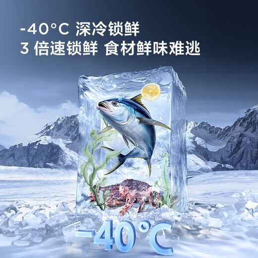 TCL Big Unbounded 452L cross-door refrigerator 58cm ultra-thin zero-embedded dual system three-cycle energy efficiency air-cooled frost-free dark color R452T9-UQS national subsidy