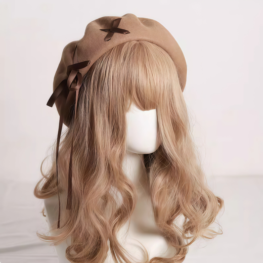 Japanese beret, versatile and cute, 2025 new retro painter hat for women, autumn and winter hat for women, internet celebrity style, QC Khaki Coffee, one size fits all