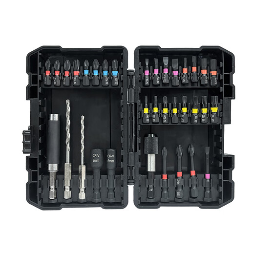 Dayi electric drill accessories set multi-functional electric screwdriver rainbow bit 34-piece set twist drill bit OCC